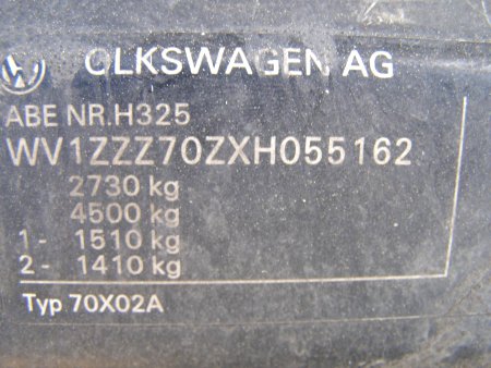 Volkswagen Transporter, 1998 - pohled č. 13