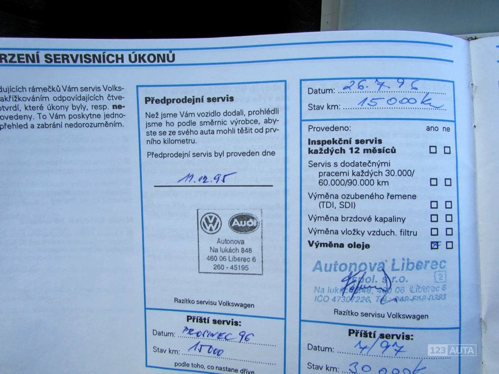 Volkswagen Vento, 1995 - pohled č. 47